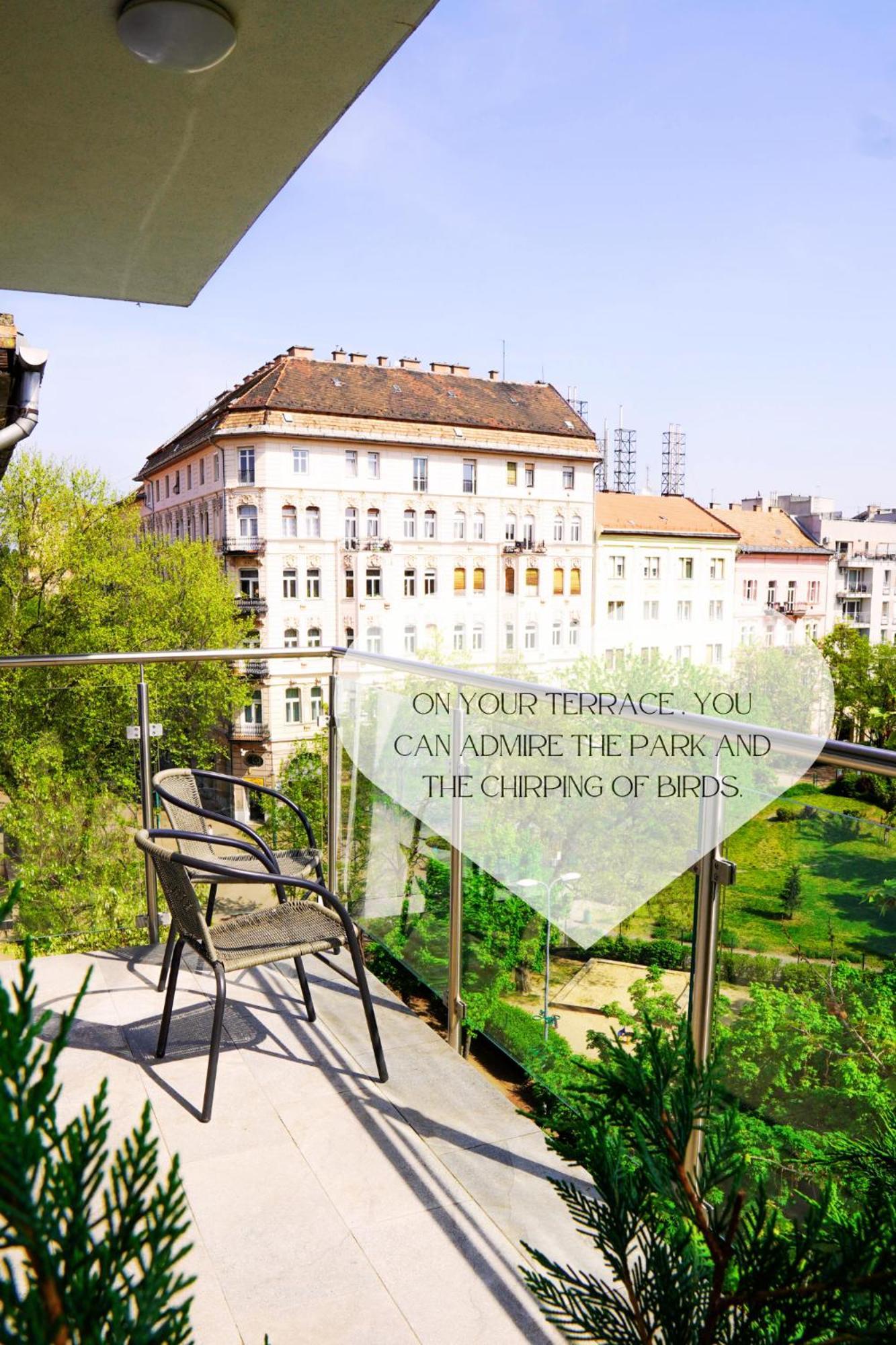 Matyas Corner Apartments Green Square Apartment I Budapesta Cameră foto