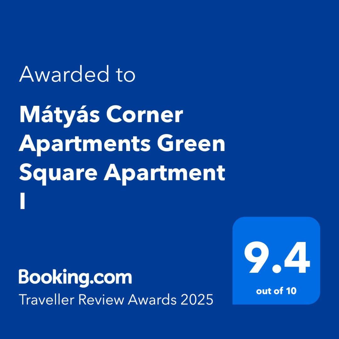 Matyas Corner Apartments Green Square Apartment I Budapesta Exterior foto